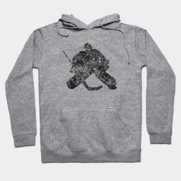 Ice hockey goalie Hoodie by Yahya Art